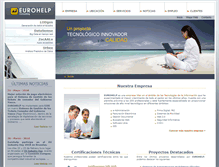 Tablet Screenshot of eurohelp.es